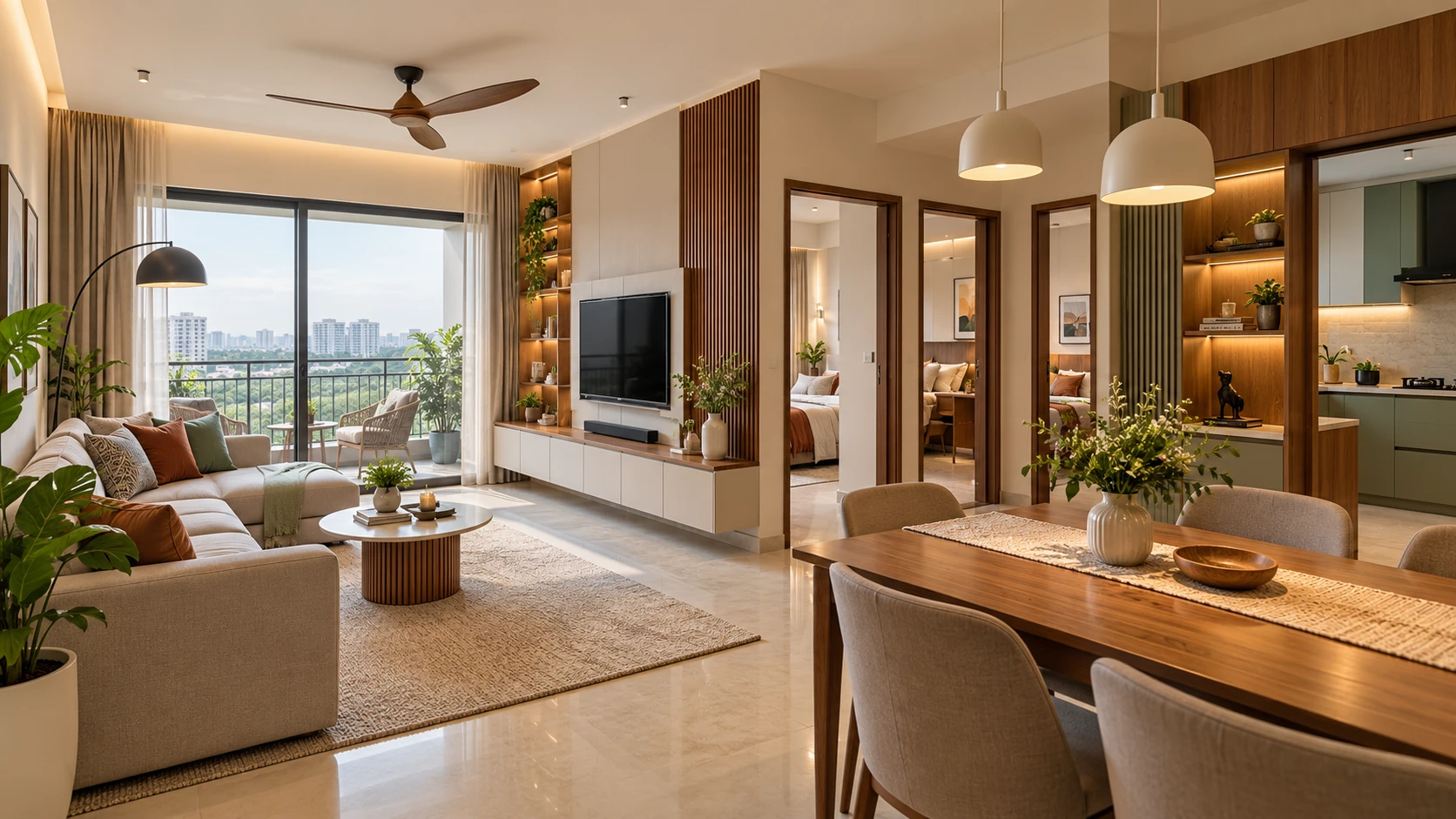 2BHK Interior Design Cost in Bangalore (2026 Complete Guide) — illustrative interior design concept