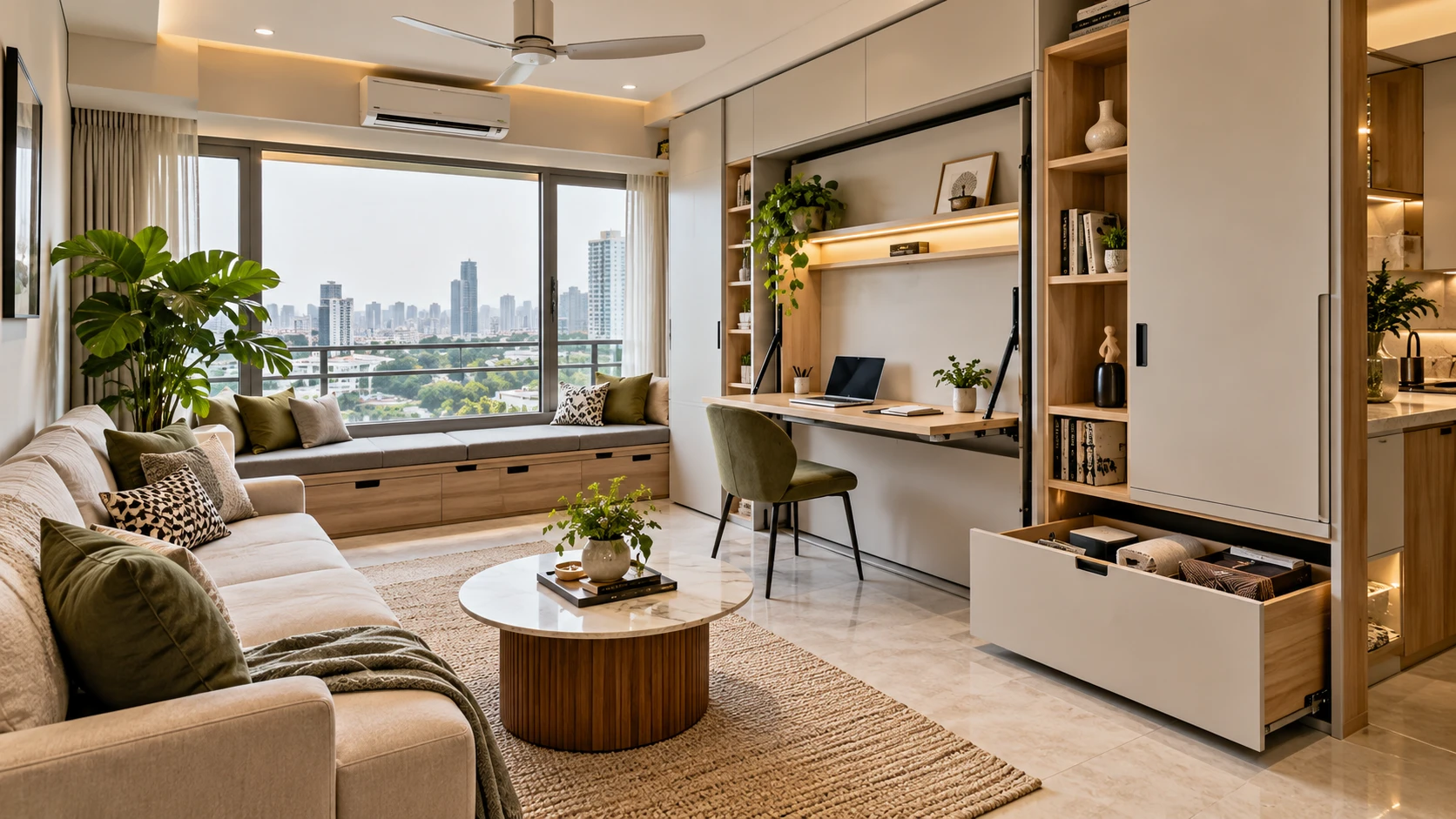15 brilliant Smart Space-Saving Interior Design Ideas for Mumbai Homes (2026 Guide) — illustrative interior design concept