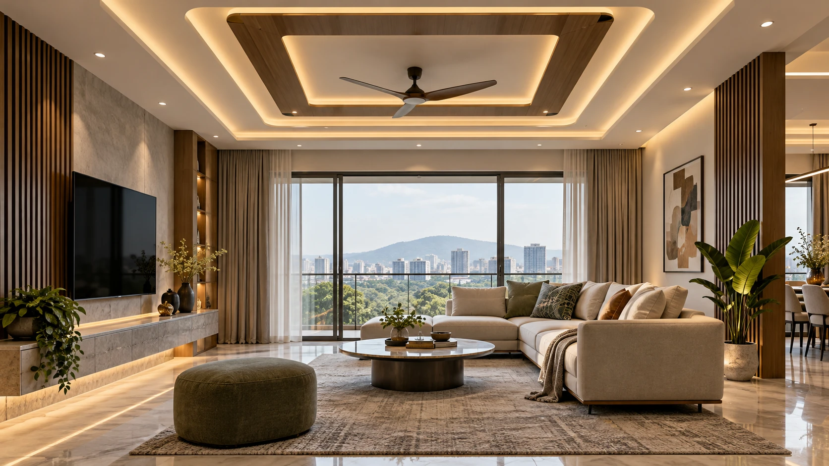 15 Modern False Ceiling Design Ideas for Pune Homes (2026 Guide) — illustrative interior design concept