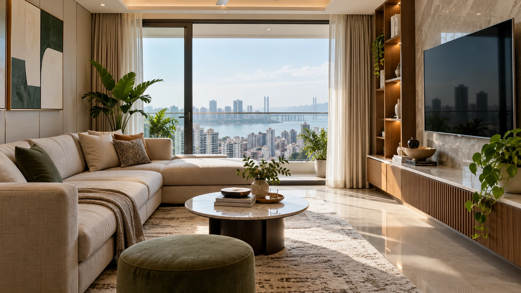 10 stunning Modern Living Room Interior Design Ideas for Mumbai Homes (2026 Guide)