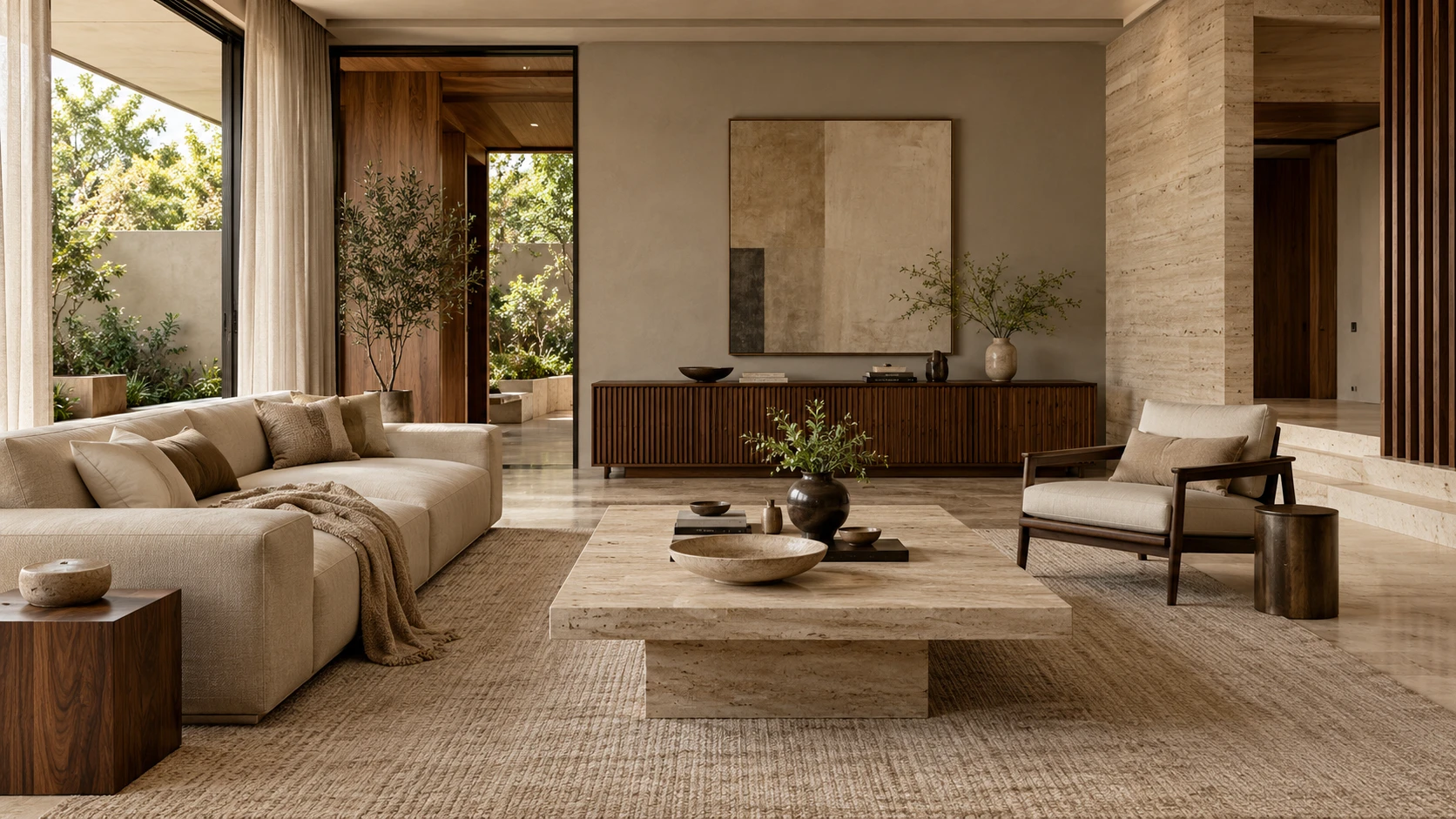 The Quiet Edit — illustrative interior design concept