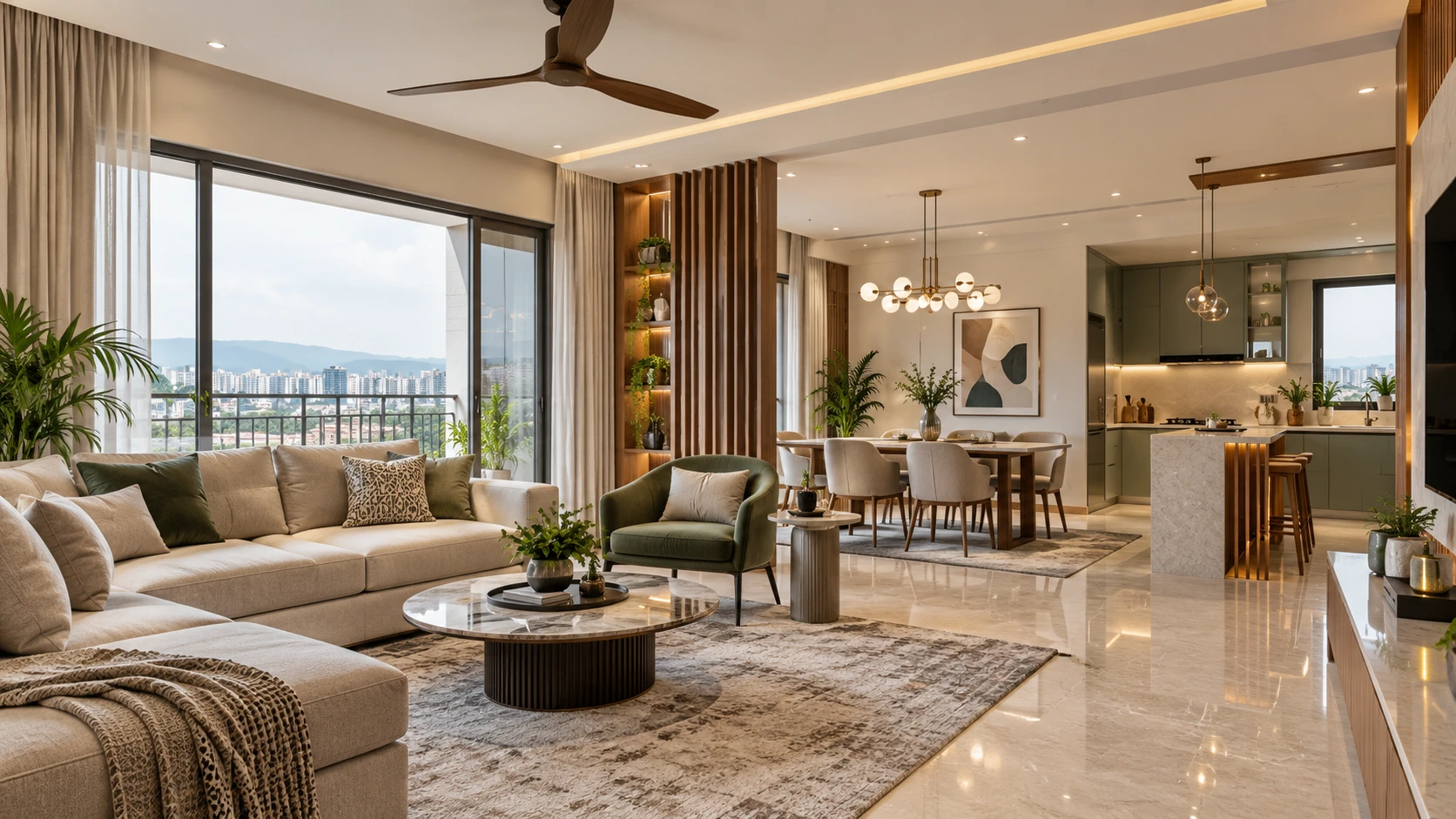 Turnkey Interior Solutions in Pune – Complete Process & Pricing Guide (2026) — illustrative interior design concept