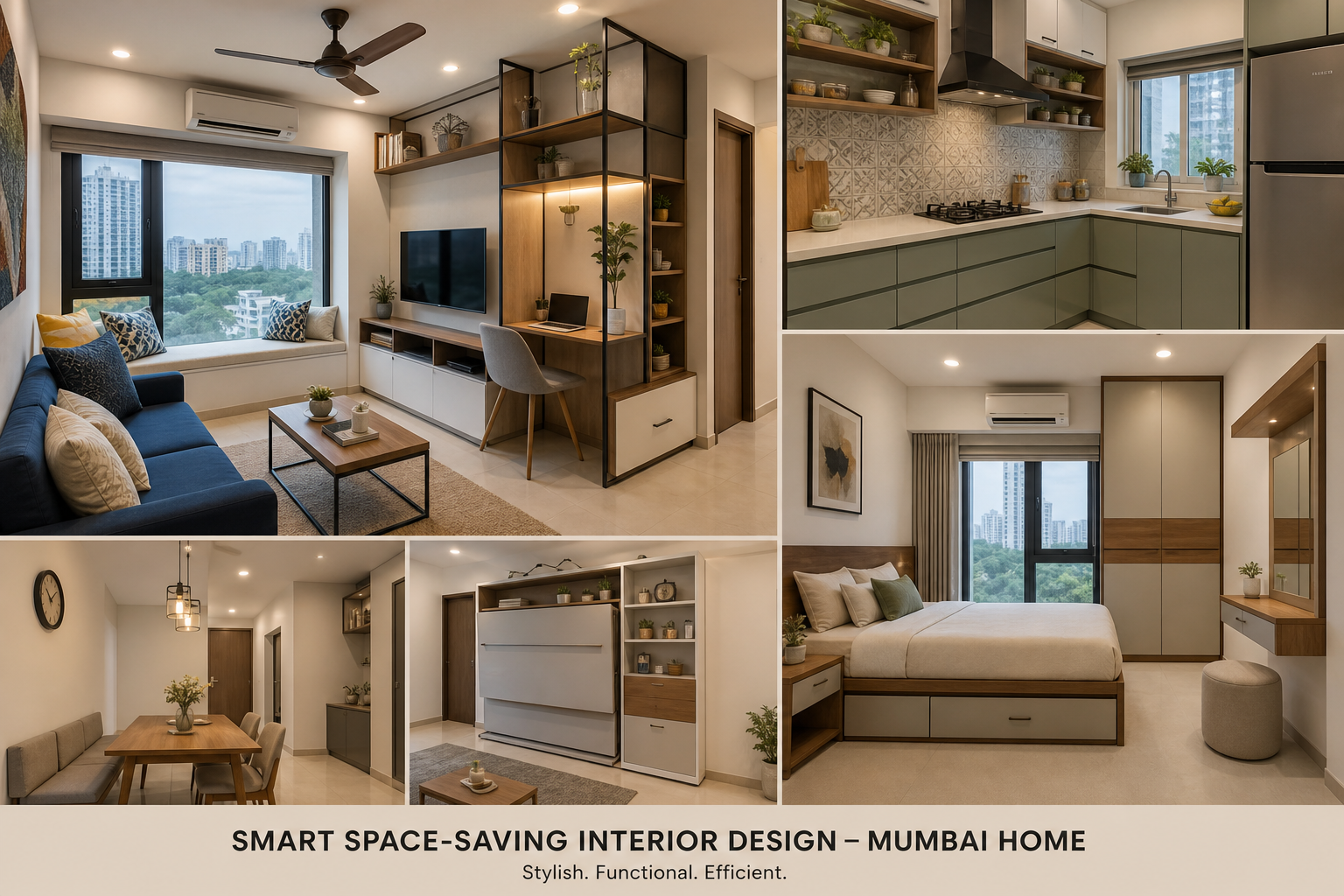 smart space-saving interior design
